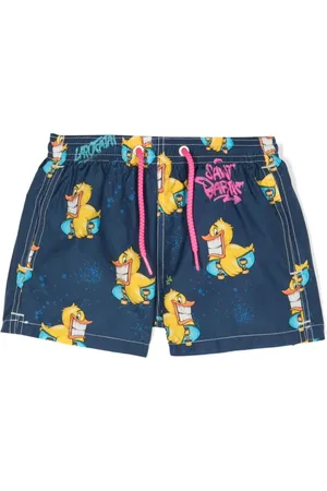 MC2 SAINT BARTH X Crypto Puppets Ready to Smile swim shorts