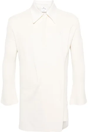 Courrèges Twist-detail polo dress