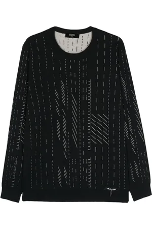 Fendi Crew-neck jacquard jumper