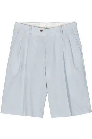 LARDINI Striped straight-leg shorts