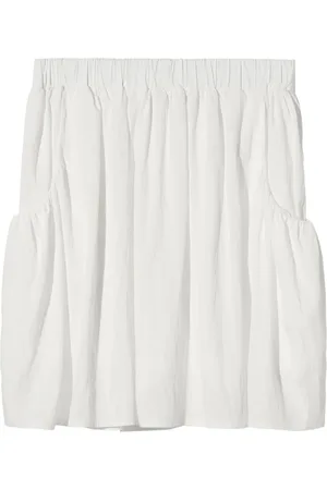 B+AB Textured A-line miniskirt