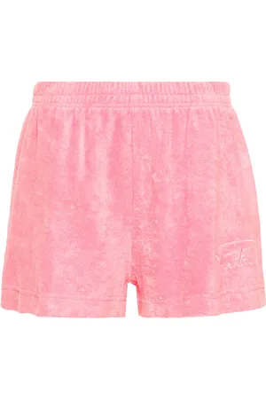 Patou Logo-embroidered terry shorts