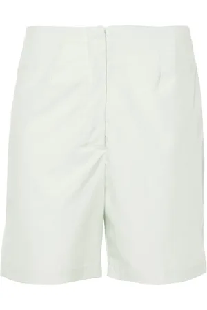 Loulou Studio Dart-detail cotton shorts