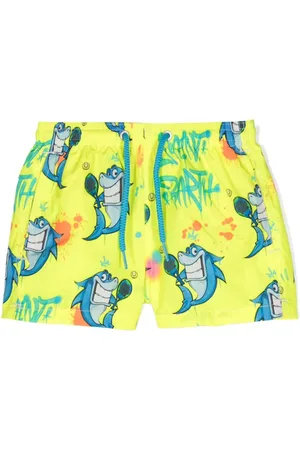 MC2 SAINT BARTH X Crypto Puppets Ready to Smile swim shorts