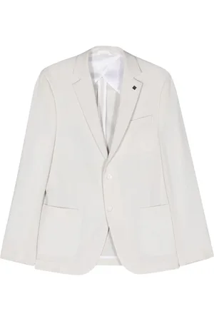 Karl Lagerfeld Seersucker single-breasted blazer