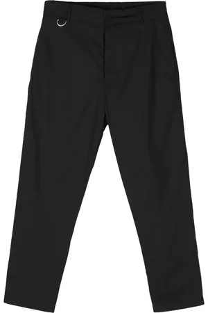 LOW BRAND Mid-rise tapered-leg trousers