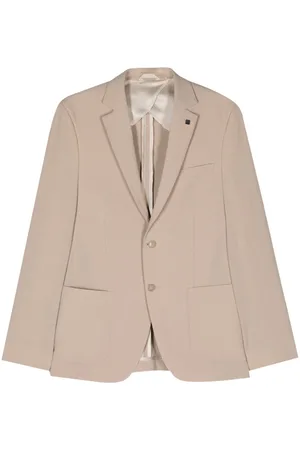 Karl Lagerfeld Seersucker single-breasted blazer