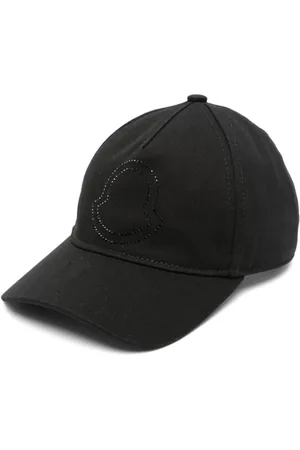 Moncler Studded-logo gabardine cap