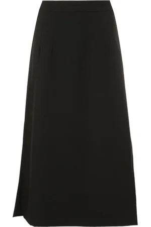 Olympiah Fenda side-slit midi skirt