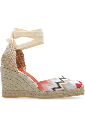 Missoni 100mm chevron-print wedge espadrilles