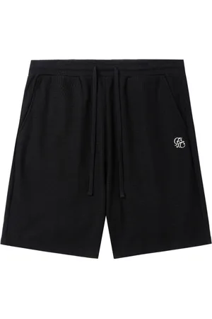 FIVE CM Logo-embroidered track shorts