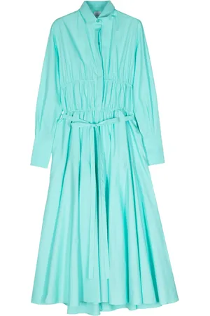 Patou Shirred cotton shirtdress