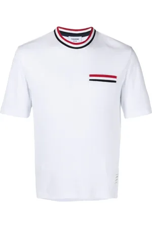 Thom Browne Pointelle-knit cotton T-shirt
