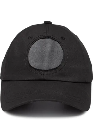 JiyongKim Bleached-effect cotton baseball cap