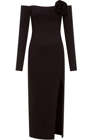 Nicholas Miriam floral-appliqué dress
