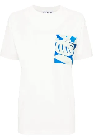 JOSHUA SANDERS Hawaii-print cotton T-shirt