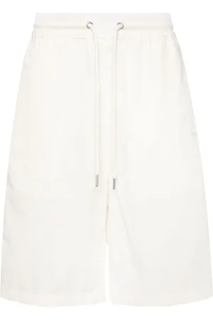FIVE CM Logo-embroidered cotton shorts
