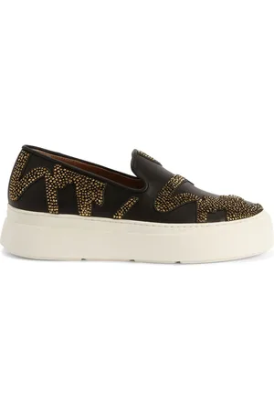 Giuseppe Zanotti Gz Mike Sign leather slip-on sneakers
