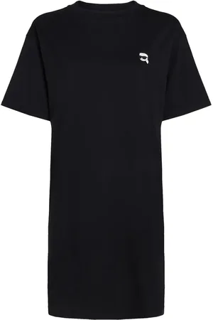 Karl Lagerfeld Ikon appliqu??-detail T-shirt