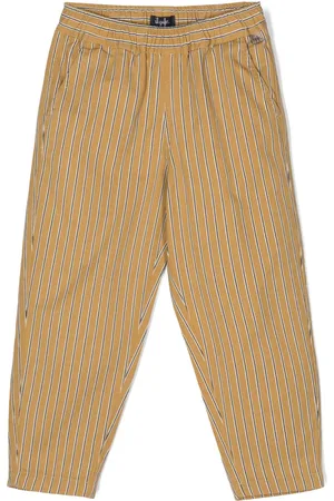 Il gufo Striped twill trousers