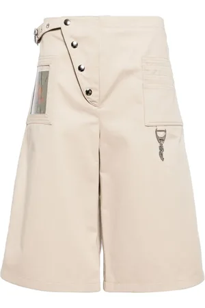 Chopova Lowena Wide-leg cotton shorts