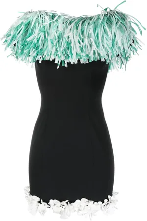 Puccini Fringe-trim mini dress