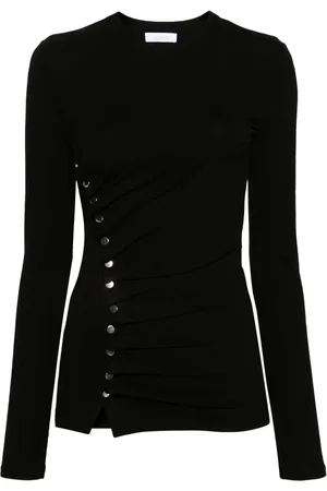 Paco rabanne Asymmetric studded T-shirt