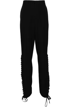 Jean Paul Gaultier Lace-up wool trousers