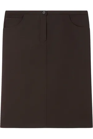 Courrèges Low-waist midi skirt