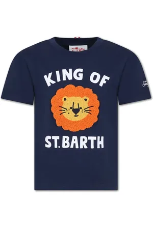 MC2 SAINT BARTH King of St. Barth-print cotton T-shirt