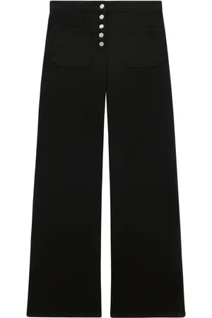 Courrèges Low-rise wide-leg jeans