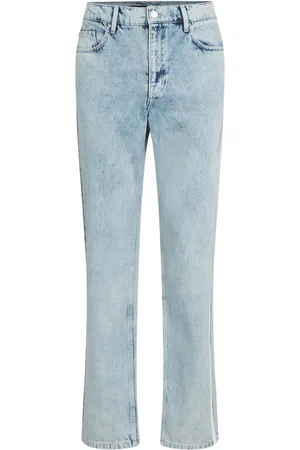 Karl Lagerfeld Logo-tape straight-leg jeans