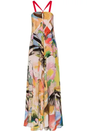 Paul Smith Floral Collage-print silk dress