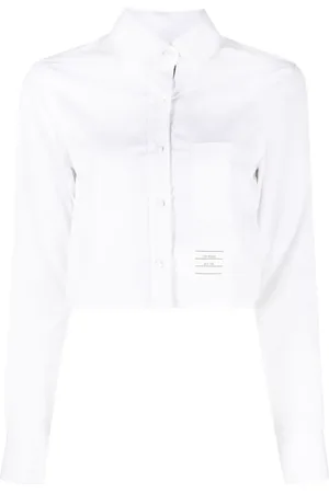 Thom Browne Floral-intarsia cotton jumper