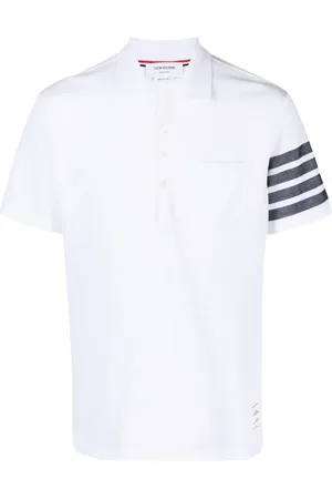 Thom Browne 4-Bar cotton polo shirt