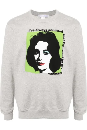 Comme des Garçons Graphic-print cotton sweatshirt