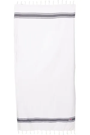 MC2 SAINT BARTH Logo-embroidered cotton beach towel