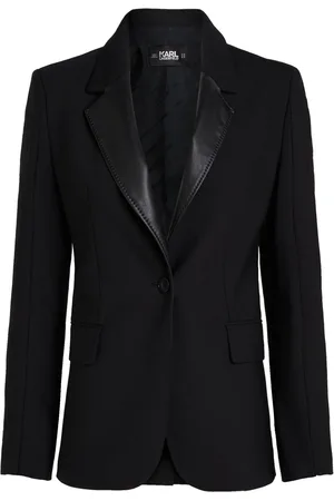 Karl Lagerfeld Slit-sleeve tailored blazer