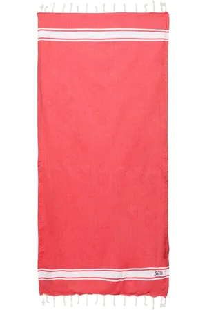 MC2 SAINT BARTH Logo-embroidered cotton beach towel