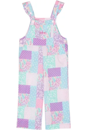 MC2 SAINT BARTH Patchwork pattern print jumpsuit
