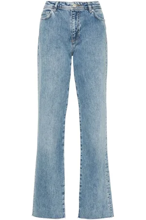 Chiara Ferragni Logo-embroidered straight jeans