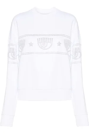 Chiara Ferragni Logomania stud-embellished sweatshirt