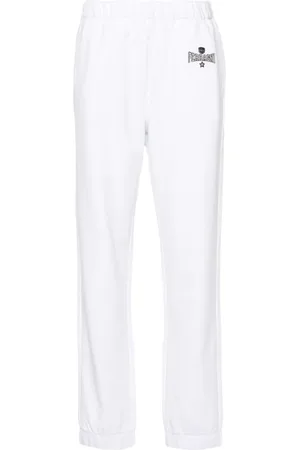 Chiara Ferragni Logo-embroidered cotton track pants