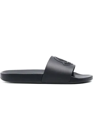 Moncler Basile logo-embossed slides