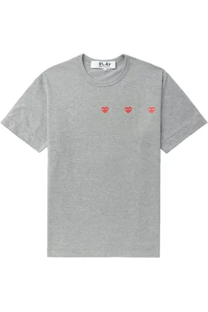 Comme des Garçons Triple Hearts cotton T-shirt
