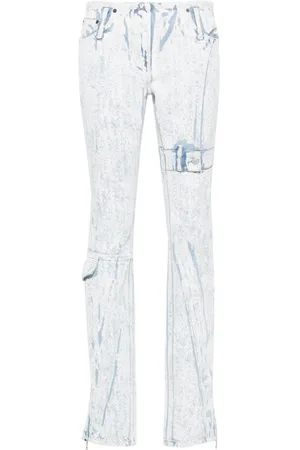 Acne Studios Low-rise tapered-leg jeans