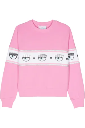 Chiara Ferragni Logomania-motif cotton sweatshirt