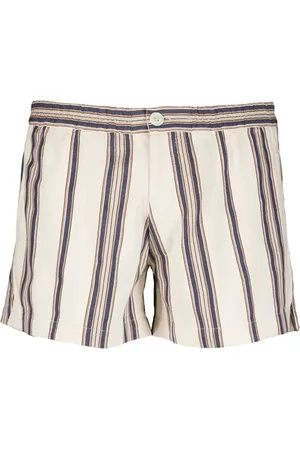 Marrakshi Life Striped elasticated-waist shorts