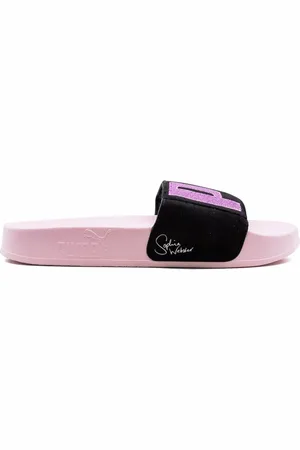 PUMA X Sophia Webster Leadcat suede slides