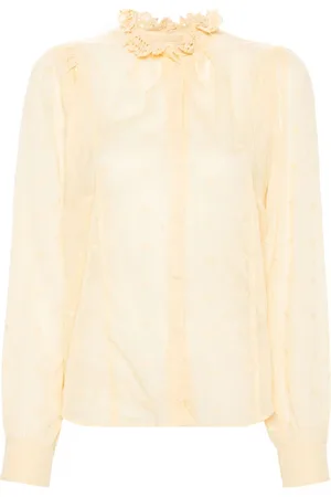 Marant Etoile Terzali floral-embroidered blouse